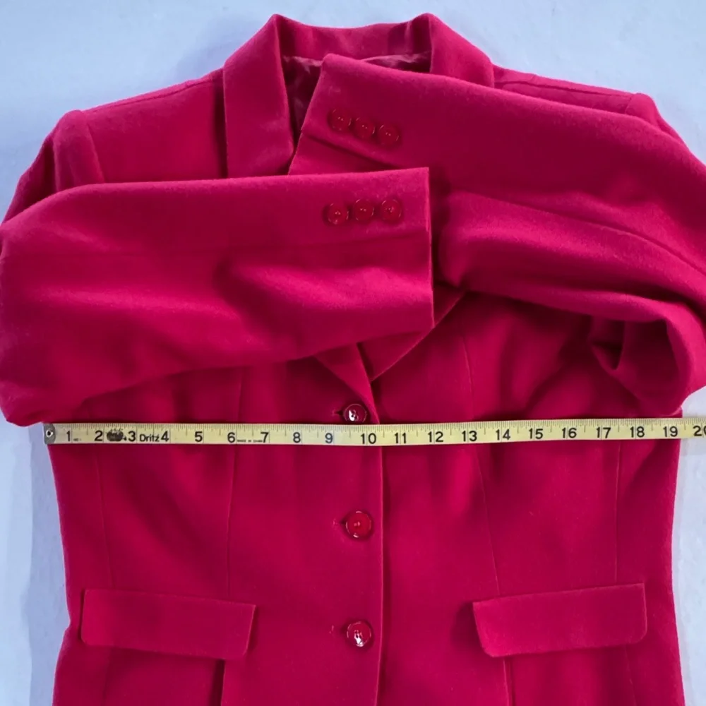 Pendleton Red Wool Blazer Fully Lined with Pockets (10P)